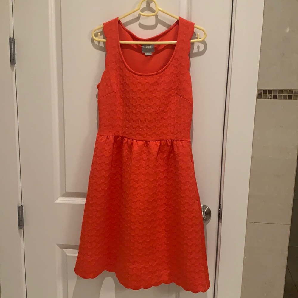 Maeve red dress from Anthropology